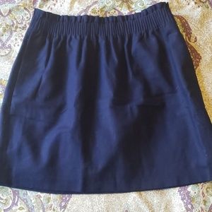 J.crew linen cotton sidewalk skirt
